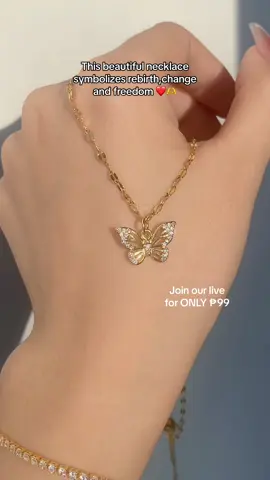 Butterfly Necklace #tbkmalljewelry #foryou #tiktok #gift #necklace #affordable 