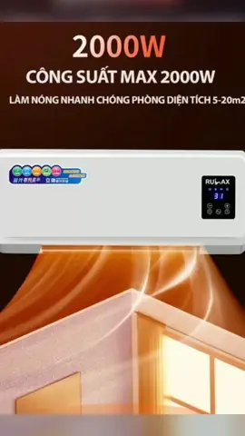 Máy sưởi gốm 2 chiều gắn tường #TikTokAwardsVN2023 #xh #tiemnhalinnk #maysuoigom 