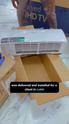 Leave the heat outside the door and save money 💰 on light bills with an inverter air conditioner.  Need to get an air conditioner? Send a dm 📲 08188159701  Same day delivery for orders before 12pm  Installation services available.  #inverterac #installation #honesweethome #fyp #airconditioner #homeappliances #interiordesign #realestate #reels #viral #nigeriantiktok #cooling #heat 