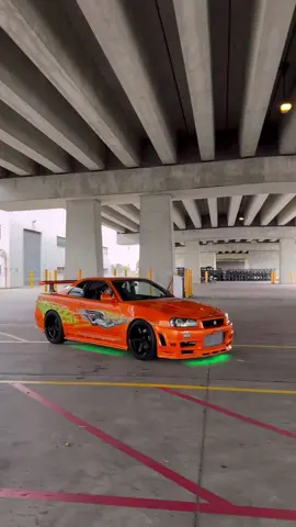 Orange Beauty 🥵🔥💥 #gtruniverse #nissan #gtr #libertywalk #nismo #jdm #turbo #r35 #skyline #r34 #r33 #r32 #viral #fyp #foryou #الشعب_الصيني_ماله_حل😂😂 