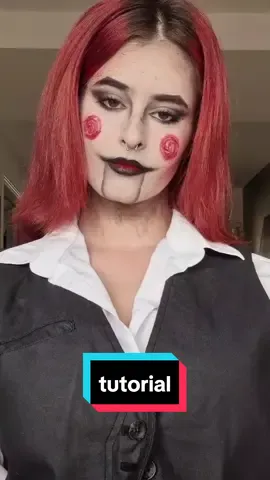 Here is the tutorial of my Billy the puppet makeup look #makeupartist #makeup #makeuptutorial #spookymakeup #billythepuppet #billythepuppetmakeup #billythepuppetmakeuptutorial 