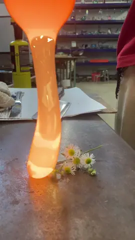 flowers smothered in glass 💐☄️  - #pairpoint #antique #capecod #glassblowing #glassart #local #glass #custom #handmade #process #howitsmade #glassblower #crystal #color #madeintheusa #art #pairpointlamp #interiordesign #madetoorder #lighting #madeinamerica #History #pairpointhistory #glassfun 