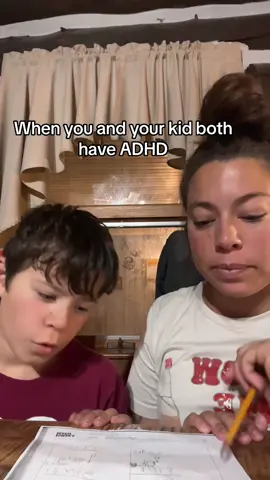 Apple doesnt fall far from the tree🙃 #distraction#adhdtiktok#momswithadhd#homework#son#mothersonduo#bothofus#likemotherlikeson#fypppppppppppppp 