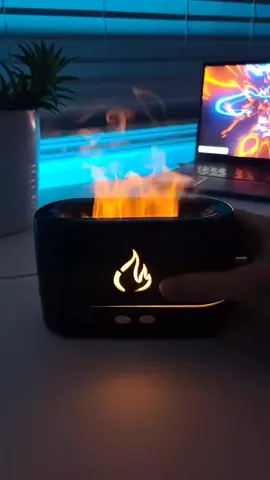 🔥 بخارة إلكترونية flame aroma diffuser😍 ✅️ التوصيل متوفر و الدفع عند الإستلام ✅️ أفضل هدية  #humidifier #decoration #deco #aesthetic #artistic #beauty #humidificateur #بخارة #flame #diffuser #aroma 