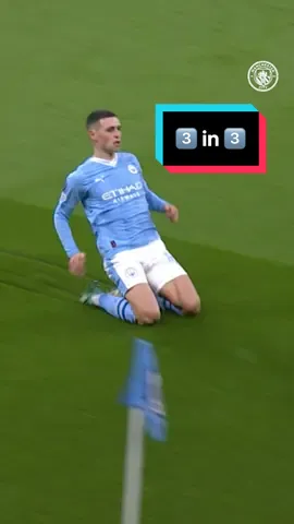 3️⃣ goals in 3️⃣ from @Phil Foden! 🤩  #ManCity #ManchesterCity #PhilFoden #Foden #UCL #ChampionsLeague 