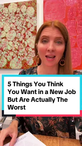 5 Things You Think You Want in a New Job But Are Actually The Worst Also, check out 5 Things You Shoulf Lie About in an Interview  @Interviewology  5-You say you want more responsibility and you want to become a manager. No you don’t. You just want more money. Managing is the worst.  4-You say you’ll never go back into the office. You need to be in the right rooms with the right people to get promoted. Working from home is the worst for your career. 3-You think you want to work for that big, global important company but those jobs are limiting. You get narrow experience because those jobs are little cogs in a big machine. Global companies are the worst.  2-You want a new job but you probably just need a new boss. Bad bosses are the worst.  1-Your career has stalled, you’re bored or in mid-life so you start to think that getting an MBA or going to grad school would be a good idea. No. It’s the worst. It’s expensive and rarely pays off unless you are in a very specialized field  #careercoach #howtobeconfident #jobinterview #corppratejob #interviewpreparation #careeradvice #youngprofessionals 