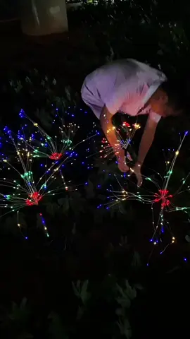 Solar fireworks lights are so beautiful