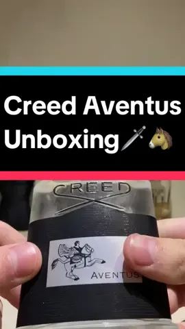 Creed Aventus Unboxing🐴🗡️ #fragranceunboxing #mensfragrances #fragrancetiktok #creedaventus 