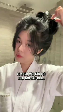 Tưởng ngủ luôn trong phòng tắm :)))) #hairtok #hairtransformation #hairtips #haircare #haircareroutine #hairoiling #foresthair #roseoil #reviewlamdep #tocdep #goctocdep #duongtoc #hairtutorial #rosemaryoil 