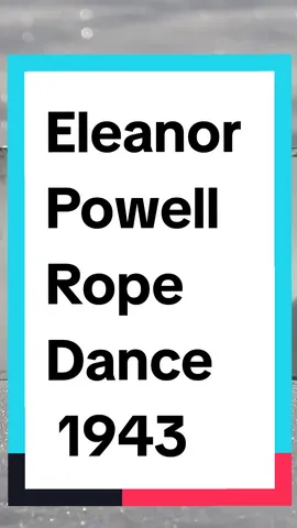 Eleanor Powell was argueably the best tap dancer in the world. #ropedance #eleanorpowell #music #goldenageofhollywood #lnpv #lovenpositivevibes #dance #moviemusicals 