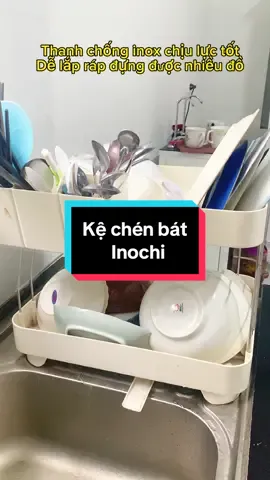 Kệ chén bát Inochi nhỏ gọn. #giadungpro #giadungtienich #giadungthongminh #keupchenbat #inochi #kechenbat 