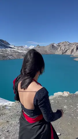 #rajamati in tilicho.🖤❤️ #tilicholake #nepaltrekadventure #wenewarsofficial #culturetiktok #❤️🖤 #rajamaticha 