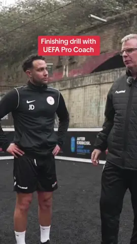 Finishing drill with UEFA Pro Coach #football #academy #footballdrills
