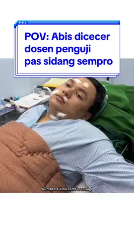 Tag temen kalian yang kayak gini juga! 😆 #sidangsempro #dosenpengujiskripsi #zonamahasiswa #mahasiswaakhir #skripsian #entertainmentforyou #videoviral #keanuagl #fyp 