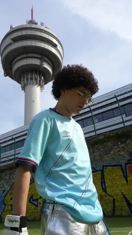 @anasboukami styling @stadedereims jersey 👕 Show us how you wear yours using #styleitout for a chance to win ⚽️ #umbro #football #footballjerseys