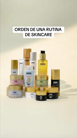 El orden definitivo de una rutina de skincare para día (☀️) y noche (🌙) con la gama Isdinceutics. #isdinceutics #isdin #skincare #skincaretoutine #routine #cosmetics #tiktokmademebuyit 