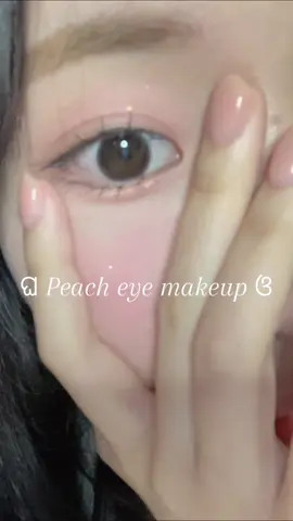 ✧･ﾟ: *✧･ﾟ:* *:･ﾟ✧*:･ﾟ✧ #Peach #eye #makeup ✧･ﾟ: *✧･ﾟ:* *:･ﾟ✧*:･ﾟ✧
