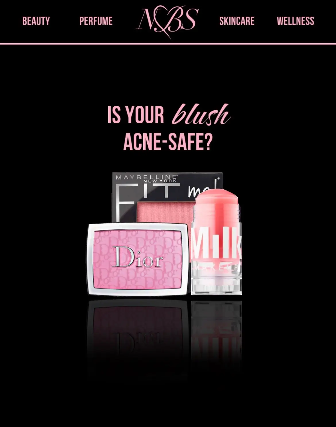 Is your blush acne-safe? #blush #makeup #beauty #BeautyTok #acne #acnetreatment #acnesafe #acnesafemakeup #acnesafeblush