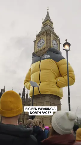 Have I just seen Big Ben wearing a Northy? #JDSports #JD #TheNorthFace #London #Streetwear #TNF #FYP 