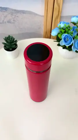 Black technology smart thermos cup, it can display the temperature with just a touch, 304 stainless steel, portable water cup.#thermoscup #smartwatercup #sportscup 
