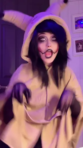 USING MY OWN AUDIO LOL #mimikyu #mimikyucosplay #cosplay #pokemon #pokemoncosplay #egirl #spooky #spookycosplay #cosplaytransition