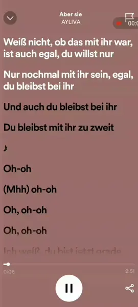 Replying to @they.call.me.neyney aber sie - AYLIVA full song #ayliva #schwarzesherz #abersie #slowed #musiclyrics #spotifylyrics #speedupsongs #spotify #spotifylyrics #daycore #lyrics #nightcore #spedup #song #full #song 