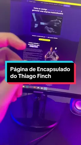 Já conhecia a página de vendas que o Thiago Finch utilizou pra vender os produtos de Encapsulado dele?  Pois é eu tenho ela dentro de um Pack com outras 50 páginas de grandes Players no mercado pra você analisar, clica no primeiro link do meu perfil 👊🏻 #dinheiro #investimentos #fyp 