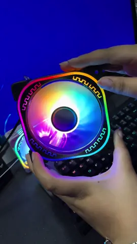 COOLER FAN 120MM LED HOOPSON CL-160P FUNDO INFINITO • • • • • • • • #coolerfan #hoopson #lojafisica #fan 