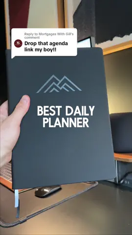 Replying to @Mortgages With Gill one of the best organizational tools to keep you focused. Highly recommend checking out this planner! #notsponsored #organization #planner #agenda #wfhlife #wfh #wfhhacks #planwithme #getorganized #fyp #fypシ 