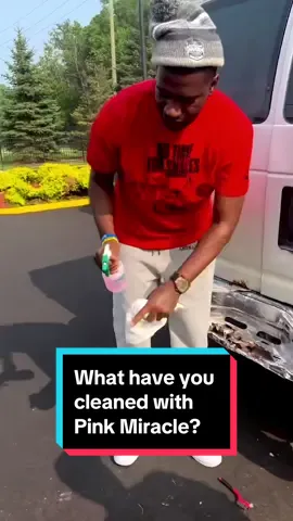 You see @Kenny Brooks cleaning everything with Pink Miracle 🙌 What have you tried #cleaning w/ Pink Miracle - check out the Tiktok Shop Deal! 💯 #shoecleaner #cleaninghacks #foryoupage #dailycleaning #diymusthaves 
