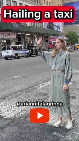 Learn how to hail a taxi and many more words in my YouTube video (How to move around in the city 🚊) #ariannitalagringa #holasoyariannita #ingles #aprende #inglés #learnenglish #english #inglesonline #englishteacher #mexico #venezuela #colombia #argentina #chile #españa #inglesfluido #aprenderinglesrapido #englishgrammar #cursoinglesonline #humor #comedy #fun #funny #divertido #reelsinstagram #reelsviral #reelsinsta #reel #reels 