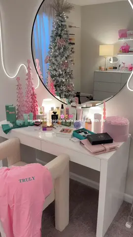 organize my sephora sale haul with me 🌸🧸🎀 #beautyroom #jolanibeautyroom #sephorahaul #pinterestaesthetic 