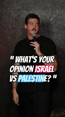 The one joke i have on the situation #comedy #standup #standupcomedy #israell #palastine #joke #jokes #funny 