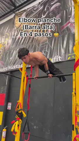 #tutorial elbow planche en barra #calistenia 