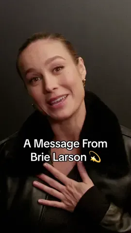 Oh captain, my captain! 💫 A message from our Captain Marvel, Brie Larson. #TheMarvels  #Disney100 #CaptainMarvel #BrieLarson