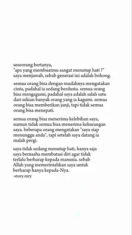 ib :@story.mry generasi ini adalah bohong #fyp #katakata #hijrah 