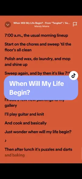 When will my life begin?🎶 #lyrics #spotify #fypシ #foryou #fypシ゚viral 