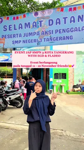 Yuk friends, kunjungi booth egd di event jap smpn 3 kota tangerang😍💕 dapatkan disc menarik disini..  #exitexpandtiktok #inspirasiootdcewek #bajuootdtrending #inspirasiootdmurah #rekomendasioutfit #exitexpanddiskon #fashiontiktok #ootdremajakekinian #exitexpand #tiktokexitexpand #ootdkekinian #fashionanakterkini #inspirasiootdkeren #diskontiktok #exitstyleinspo #ideoutfitkekinian #exitgirlstiktok #CapCut #fyp #fypgakni #rekomendasiootdmurah #fypシ #fyp    