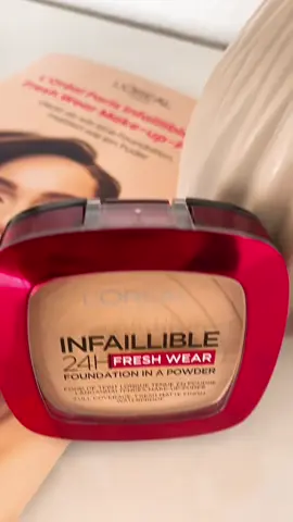 [Werbung] Loreal Paris Infaillible 24H Fresh Wear Make- Up- Puder 😍 #trnd_infaillible_puder #oneswiperealness #lorealparis #makeup #puder #beauty #BeautyTok #fyp #fy #fypage 