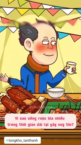 Vì sao uống rượu bia trong thời gian dài lại gây suy tim #trithucsuckhoe #damluyentongkhotanthanh #xuhuong #TikTokAwardsVN2023 #ffws2023 #foryou #fyp @Đàm Luyễn TỔNG KHO TÂN THANH 