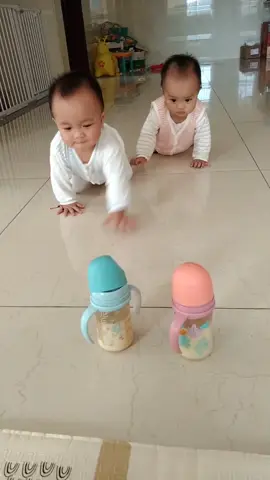 Đúng là chui ra trước có khác 🤣 #viaconyeu #babycutevideos #xuhuong #embehaihuoc #babyfunny #sinhdoi 