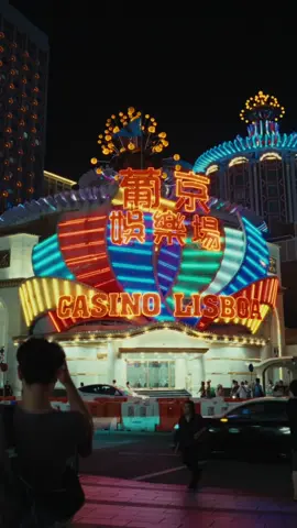 casino in wong kar-wai's world 🎰🌃 #macau #cinematic 