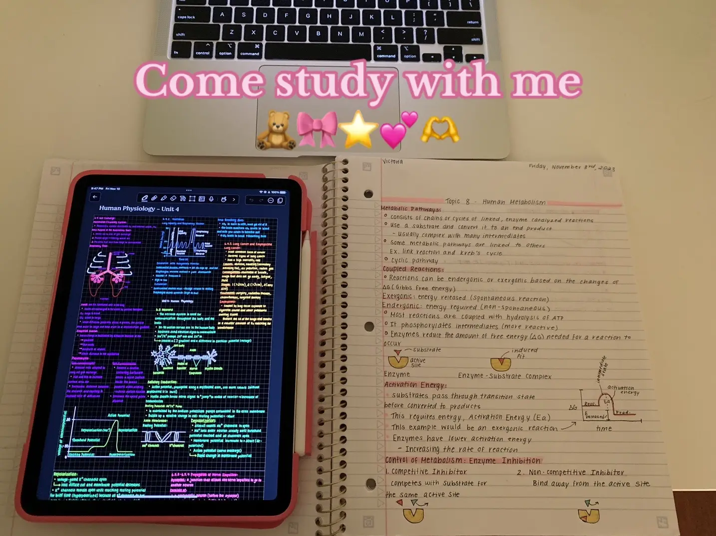 Comment other video ideas ☺️ #biologynotes #prettynotes #studying #school #christmas #christmaslist #disney100 #trending #viral #ipadnotes #starbucks #gaza #foryoupage #grwm 