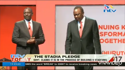 Uhuruto 2016/2017 campaigns. Promise to build new stadiums across the country. #campaigns #stadium #2017 #2016 #uhuruto #election2022 