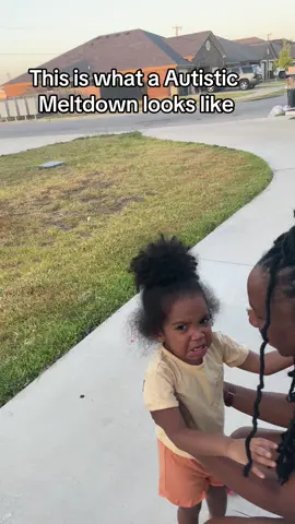 Tantrums CAN turn into Meltdowns. Autism Meltdowns are an involuntary response to nervous system overload. This highly dysregulated state is not behavioral, but a physical manifestation of a neurobiological reaction. With toddlers an autistic meltdown looks much like a temper tantrum but can be more intense. #asd #autismmeltdown #autismspectrumdisorder #autism #autismsigns #toddlers 