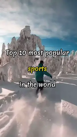 Top 10 most popular sports in the world in 2023, by number of fans. Source : WorldAtlas #top #top10 #sportranking  #mostpopularsports #sport #trending 