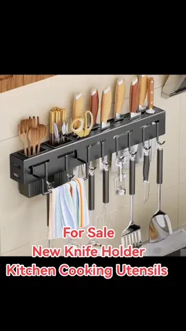 New Knife Holder Kitchen Cooking Utensils Stainless Steel Hanging Organizer Wall Mount Knife Organizer Knife Rack Only ₱128.00! #tiktokshop #fyp #cookingutensils #knifeholder #hangingorganizer #foryoupage #newaffiliate #kitchenorganizing  #kitchenorganisation #affiliate #foryoupageofficiall #organize  #foryoupage❤️❤️ 