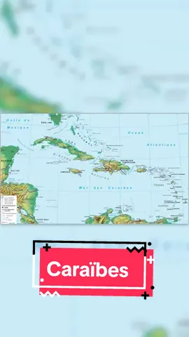 Les pays des Caraïbes #caraibes #antilles #ile #island #pays #monde #geography #geographie #geo #fyp #geoworld 