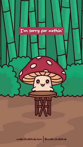Sorry Not Sorry 🍄  #parodysong #sorrynotsorry #sorryfornothing #mushroom #animation #fyp #foryou #cartoonanimation #viral #animationmeme #digitalart