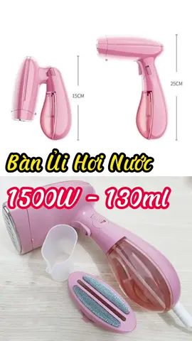 Bàn ủi hơi nước nhỏ gọn du lịch 1500w dung tích 130ml #TikTokAwardsVN2023 #ffws2023 
